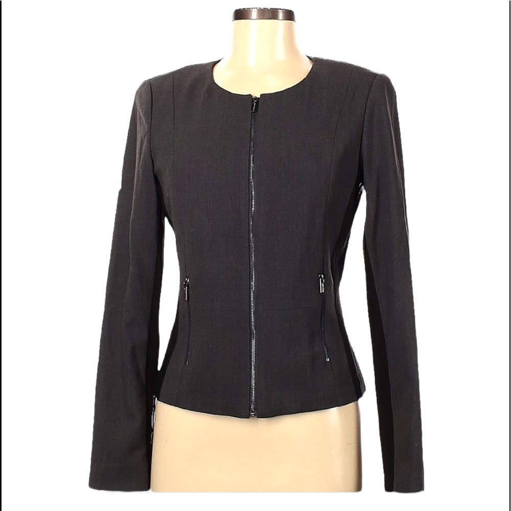 Calvin Klein Blazer Gray & Black sz 2